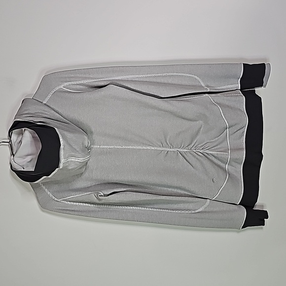 Lululemon heathered gray size 4 base runner hoodie - Picture 5 of 6